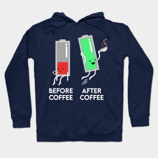 Before and After Coffee Hoodie